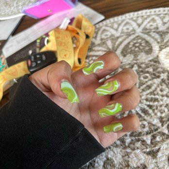 Red Persimmon Nails & Spa - Left hand (same set) - Nail Salons Near Me - Rancho Cucamonga, California Red Persimmon Nails & Spa - Left hand (same set) - Nail Salons Near Me - Rancho Cucamonga, California