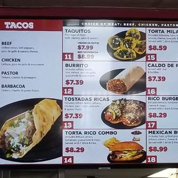 El Pollo Rico - Menu - Mexican Near Me - Austin, Texas El Pollo Rico - Menu - Mexican Near Me - Austin, Texas
