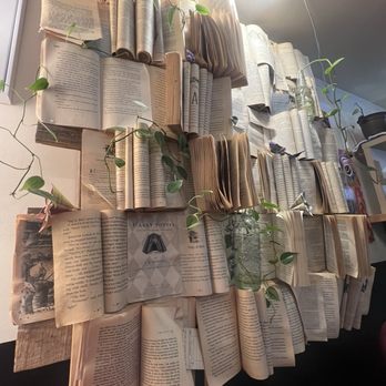 Reverie Coffee - Book Wall - Coffee & Tea Near Me - Brunswick, Maine