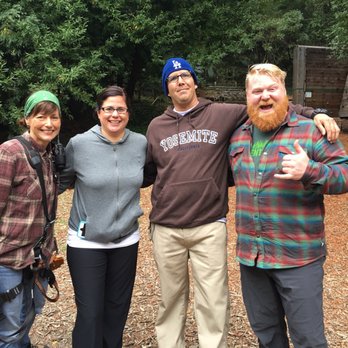Mount Hermon Adventures - The greatest instructors ever and my crazy friend - Challenge Courses Near Me - Mount Hermon, California