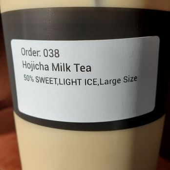 Bobaholics - Hojicha Milk Tea ($5) with listed customizations ended up being too bland in terms of hojicha. - Bubble Tea Near Me - San Jose, California