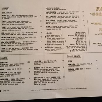 DOMU - Menu - Ramen Near Me - Orlando, Florida