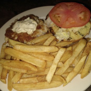 The Grille at Back Creek - Crab cake sandwich and fries - American Near Me - Middletown, Delaware The Grille at Back Creek - Crab cake sandwich and fries - American Near Me - Middletown, Delaware
