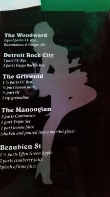 Menu photo 5 3 Nicks Taproom Southgate, MI