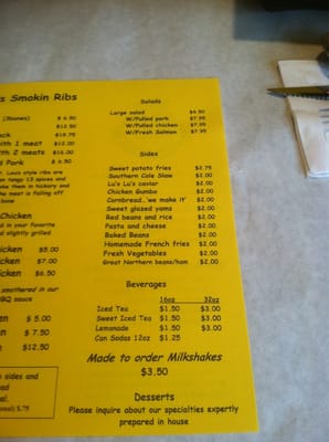 Menu photo 6 Gorky's Smokin Grill Mt Pleasant, PA