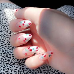 Leon's Nails - cherry nails
