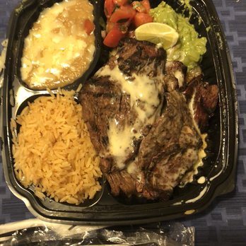 Salsa & Beer - Steak Cream with Spanish Rice and beans. - Mexican Near Me - Van Nuys, California Salsa & Beer - Steak Cream with Spanish Rice and beans. - Mexican Near Me - Van Nuys, California