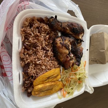Bikkle Jamaican Restaurant - Jerk Chicken Plate - Caribbean Near Me - Austin, Texas Bikkle Jamaican Restaurant - Jerk Chicken Plate - Caribbean Near Me - Austin, Texas
