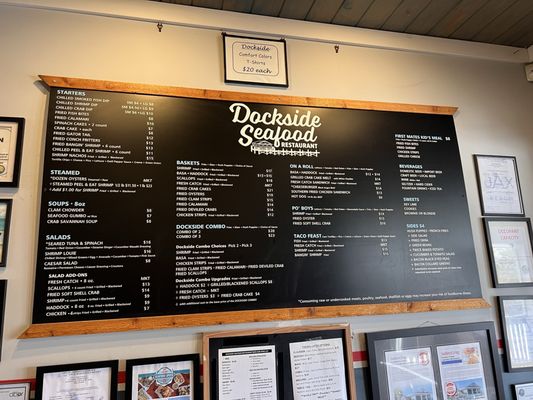 Menu photo 1 Dockside Seafood Restaurant Jacksonville Beach, FL Menu photo 1 Dockside Seafood Restaurant Jacksonville Beach, FL