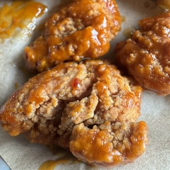 Buffalo Wild Wings - unsauced sauced boneless wings - Sports Bars Near Me - Greenville, North Carolina