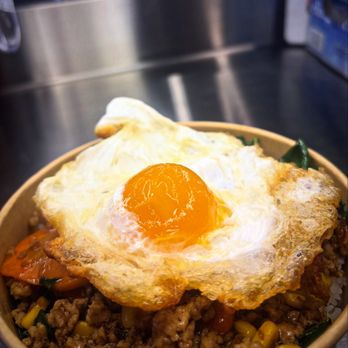Kaphrao Express - SALTED Fried Duck Egg on any bowls - Thai Near Me - Costa Mesa, California Kaphrao Express - SALTED Fried Duck Egg on any bowls - Thai Near Me - Costa Mesa, California