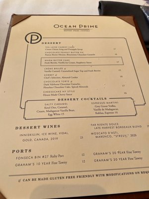 Menu photo 6 Ocean Prime Kansas City, MO Menu photo 6 Ocean Prime Kansas City, MO