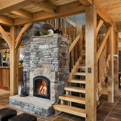 Jason The Mason 613 - This is a cottage and its fireplace that we built