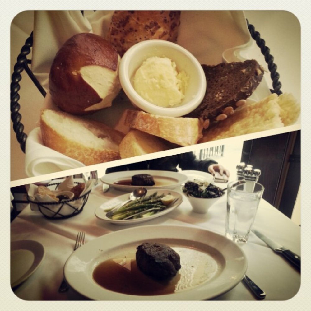 Rosebud Steakhouse - assorted bread + filet minion - Steakhouses Near Me - Chicago, Illinois Rosebud Steakhouse - assorted bread + filet minion - Steakhouses Near Me - Chicago, Illinois