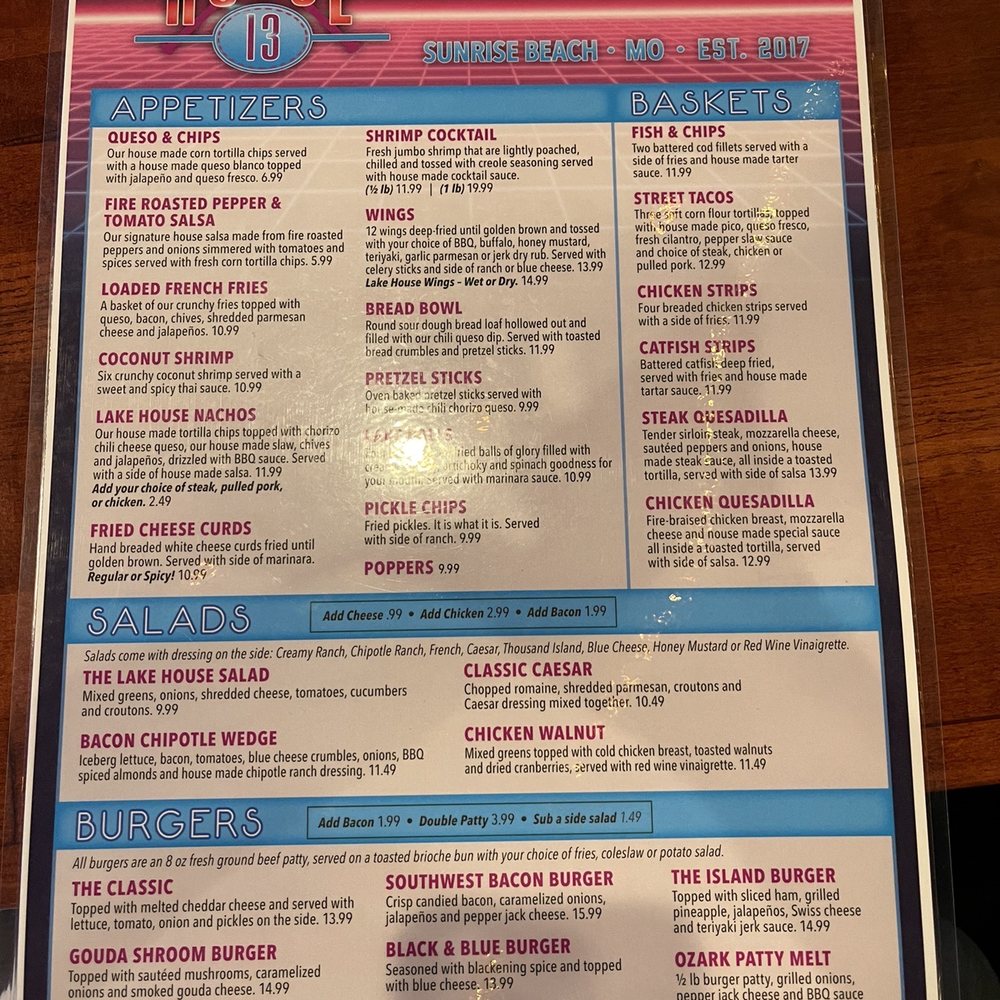 Lake house 13 - 2021Summer, new menu!! - Bars Near Me - Sunrise Beach, Missouri Lake house 13 - 2021Summer, new menu!! - Bars Near Me - Sunrise Beach, Missouri