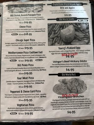 Menu photo 4 Yoerg Beer and Saloon Saint Paul, MN Menu photo 4 Yoerg Beer and Saloon Saint Paul, MN