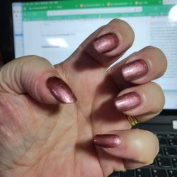 Destinations Spa - Not trying to be scary. Just wanted to the lustre of the shellac. Indestructible.