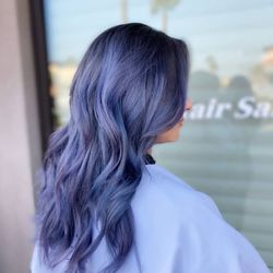 Jeunesse Hair Salon - Ash Violet Blue Balayage