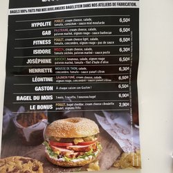 Bagelstein - Menu