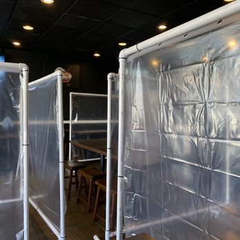 Noods Ramen Bar - separators at each table! - Ramen Near Me - Honolulu, Hawaii Noods Ramen Bar - separators at each table! - Ramen Near Me - Honolulu, Hawaii