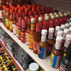 La Canasta - Hot sauces galore.