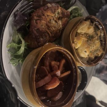 D'juan's Bistro - Stuffed salmon, Mac and cheese and yams - Soul Food Near Me - Smyrna, Georgia