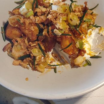 Two Hommés - Smashed potatoes - African Near Me - Inglewood, California Two Hommés - Smashed potatoes - African Near Me - Inglewood, California