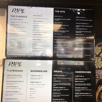 Ripe Ingredients - Menu - Juice Bars & Smoothies Near Me - Tybee Island, Georgia Ripe Ingredients - Menu - Juice Bars & Smoothies Near Me - Tybee Island, Georgia