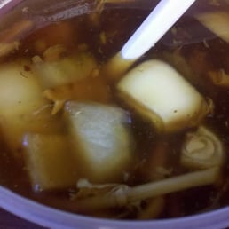 hot and sour soup---with big onion chunks!!!