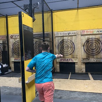 Tribal Axe - Single-handed axe throw - Axe Throwing Near Me - Virginia Beach, Virginia