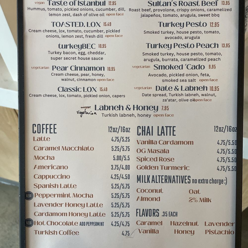 Menu Menu