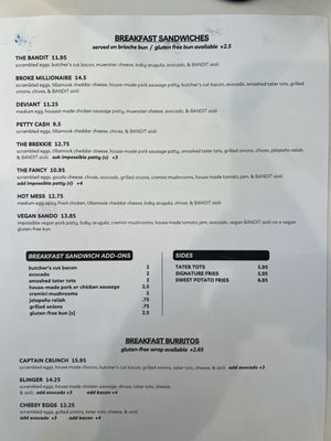 Menu photo 2 Bandit Dolores San Francisco, CA Menu photo 2 Bandit Dolores San Francisco, CA
