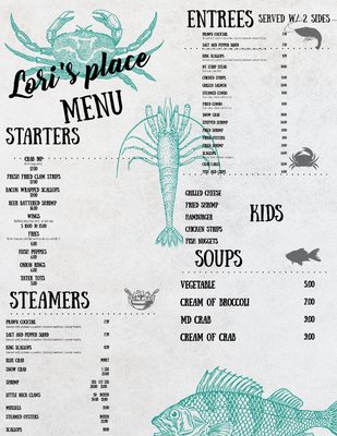 Menu photo 1 Lori's place Rising Sun, MD