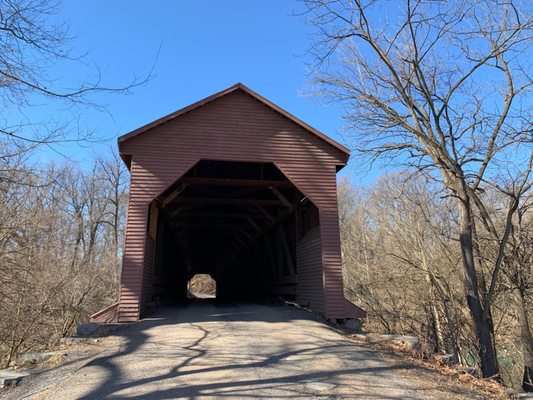 Meems Bottom Covered Bridge by null