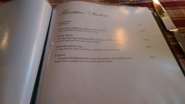 Menu photo 6 Under Kastanjen Stockholm, AB Menu photo 6 Under Kastanjen Stockholm, AB