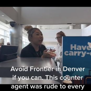 Frontier Airlines - the most awful worker on the planet - Airlines Near Me - Denver, Colorado Frontier Airlines - the most awful worker on the planet - Airlines Near Me - Denver, Colorado