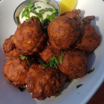 The Salmonberry - Shrimp hushpuppies. - Salad Near Me - Wheeler, Oregon