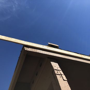 Anderson Roofing & Repair - The board that Juan places to hide rotting wood - Roofing Near Me - Phoenix, Arizona
