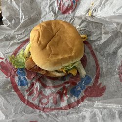 Wendy's - Junior bacon cheeseburger