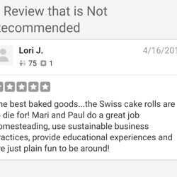 Cloverleaf Farm - Yelp won't show a 5 star review because I won't pay to advertise.