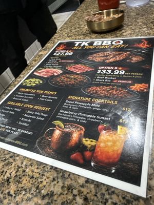 Menu photo 1 Temecula Korean BBQ Temecula, CA Menu photo 1 Temecula Korean BBQ Temecula, CA