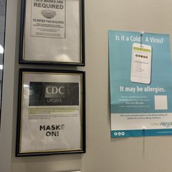 FirstCall Medical Center - Maple Lawn - No posting says a medical mask is required. It just states a mask and I've seen multiple mask types being worn.