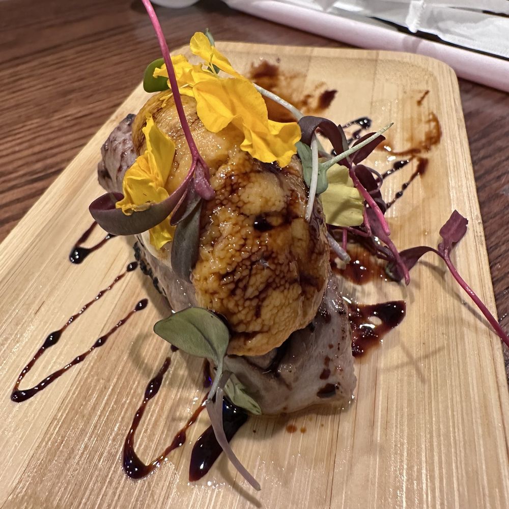 KANZI - Seated filet mignon, topped with Uni - Sushi Bars Near Me - The Colony, Texas