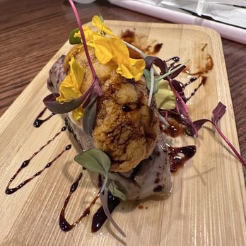 KANZI - Seated filet mignon, topped with Uni - Sushi Bars Near Me - The Colony, Texas
