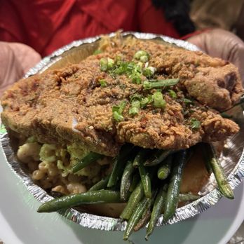 Kitchen Klassifieds - HBCU Cornbread Bowl topped with Fried Pork Chops - Caterers Near Me - Glen Burnie, Maryland