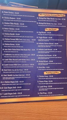 Menu photo 2 Royal India Indian Cuisine Merced, CA Menu photo 2 Royal India Indian Cuisine Merced, CA