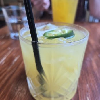 Goorsha - Pineapple, ginger, jalapeño cocktail - Ethiopian Near Me - Durham, North Carolina