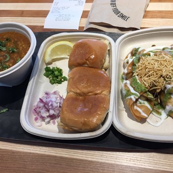 Choolaah - Pav bhaji and samosa chaat - Indian Near Me - Sterling, Virginia