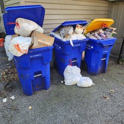 Flower City Management - Garbage after a month of no puck up. Stated they would change services and get more receptacles. They haven't since June 16th.
