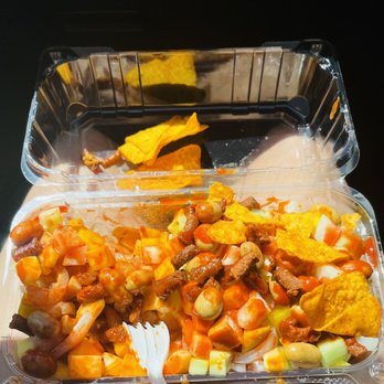Paleteria La Michoacana De Reno - a plastic container filled with food - Ice Cream & Frozen Yogurt Near Me - Sparks, Nevada